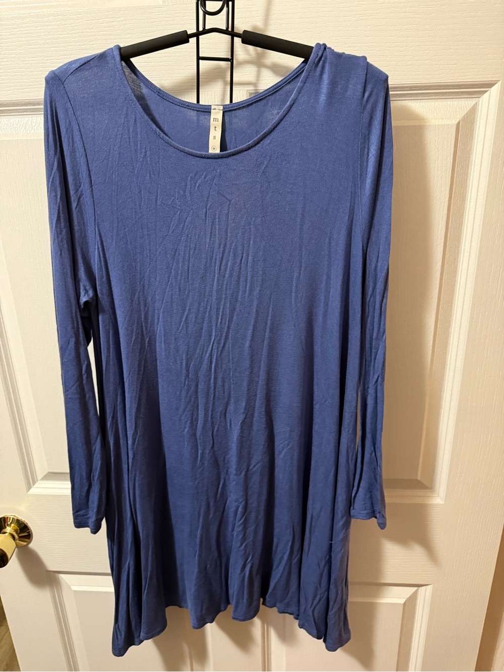 mts Periwinkle Long-Sleeve Swing Tunic